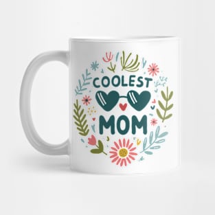 Coolest Mom Flowers Mug